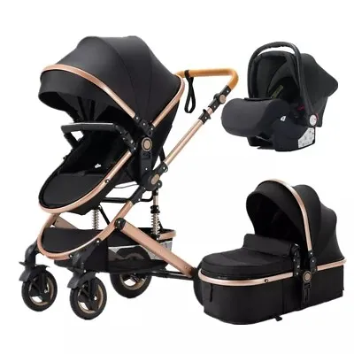 Luxury Baby Stroller 3 In 1 • £170.77