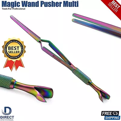 Acrylic Nail Pincher Cuticle Pusher Remover Tweezer 7'' Magic Wand Nail Cleaner  • $14.41