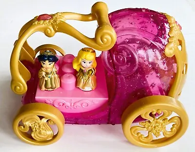 Mega Bloks Disney Pull Along Carriage With Princess Aurora And Princess Jasmine • £10