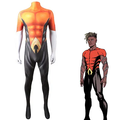 £37.08 • Buy Cosplay Teen Titans Aqualad Jumpsuit Young Justice Adult Kids Bodysuit Zentai