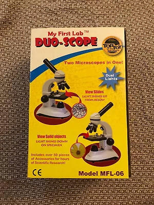 My First Lab Duo Scope 4-400x Microscope MFL-06 - Used Microscope + 1 Slide • $19.99