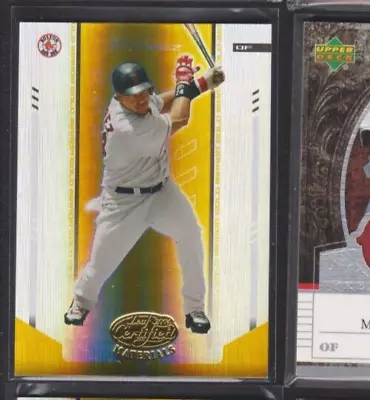 2004 Leaf Certified Materials Mirror Gold #128 Manny Ramirez Red Sox Sp #/25 Nm • $34.95