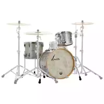 Sonor Vintage 3pc Drum Set W/20BD Vintage Silver Glitter • $3559