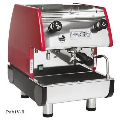 La Pavoni PUB 1V-R 1 Group Volumetric Red Commercial Espresso Maker • $5100