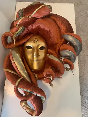 Original Venetian Mask Made In Italy Venice Venetian Masquerade **READ • $96.99