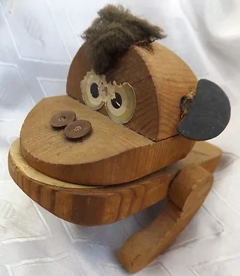 MONKEY Wooden Money Clip / Card Holder FRANK MEISLER ISRAEL • $49