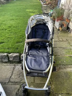 Uppababy Vista In Navy - Includes Baby Bassinet And Toddler Seat • £70