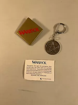 Warlock Movie Promotional Penticle Key Chain And Pin  • $4.99