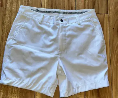 $35 • Buy Puma Men's White Golf Shorts Sz 34- Near New
