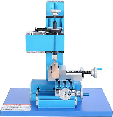 Ele ELEOPTION Metal Mini Milling Machine DIY Tool Benchtop Wood Lathe Woodworkin • $263.67