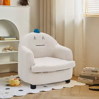 Padded Kids Sofa Armchair Chair Baby Children Bed Couch Toddler Sofa Wood Frame • £45.95