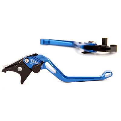 Shorty/Regular Machined Brake Clutch Levers For Yamaha YZF R1 R1M R1S R6 Blue • $26.99