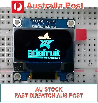$8.48 • Buy OLED Display 0.96  128x64 Yellow Blue I2C SSD1306 Arduino Raspberry Pi AU Stock