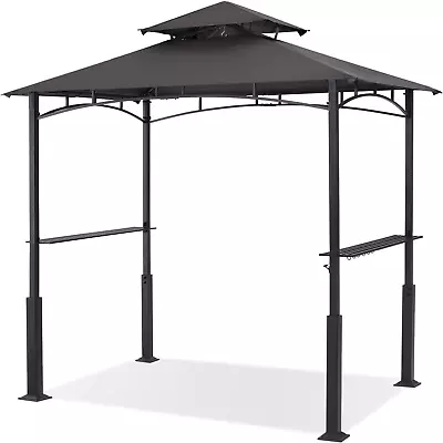 8'X 5' Grill Gazebo Canopy - Outdoor BBQ Gazebo Shelter With LED Light Patio Ca • $220.24
