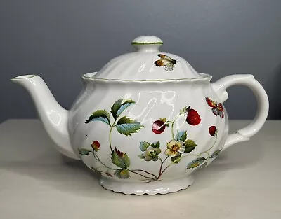 Vintage James Kent Old Foley Strawberries Staffordshire England Teapot • $55.99
