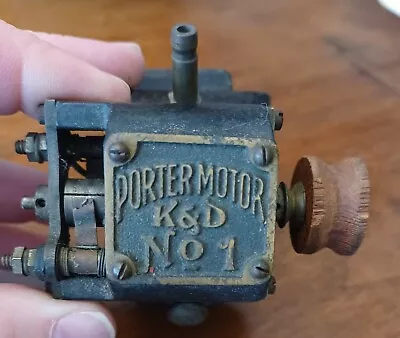 Antique Cast Iron Toy Electric Porter K & D Motor No. 1 Vintage • $105.50