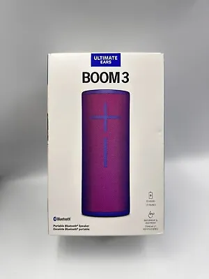 Ultimate Ears BOOM 3 Portable Bluetooth Speaker System - Purple NEW • $99