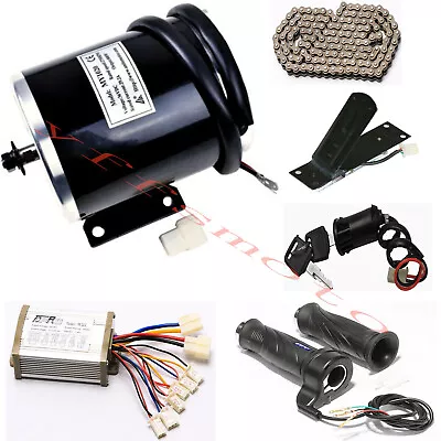 800W 36V DC MY1020 Electric Brush Motor Controller Twist Throttle Chain Pedal • $148.99