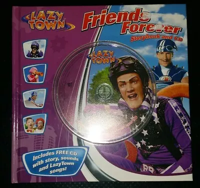 Lazy Town Friends Forever Story Book & Cd Hardcover  • $9