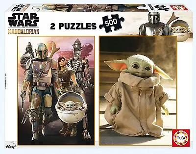 Star Wars The Mandalorian Baby Yoda/Grogu 500 Piece Jigsaw Puzzle 2 In 1 • £21.90