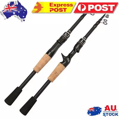 Baitcasting Lure Fishing Rod Lightweight Professional Portable For Trout Carp • $14.39