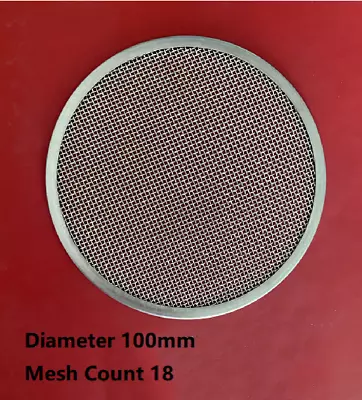 $9.77 • Buy 304 Stainless Steel Wire Mesh Filter Screen Diameter 100mm Various Mesh Count