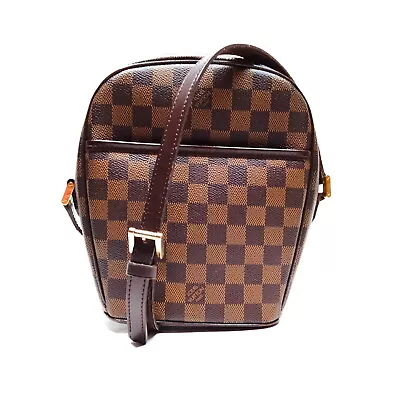 Louis Vuitton LV Shoulder Bag N51294 Ipanema PM Brown Damier 431467 • $50.01