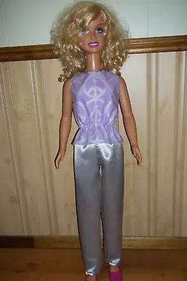 PANTS & Peace Sign TOP Clothes For 36  MY SIZE BARBIE DOLL Or 38  Elsa Or Anna • $8.75