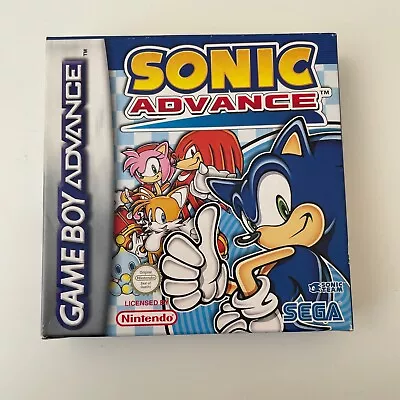 Sonic Advance  - Game Boy Advance GBA - Boxed Complete In Box CiB • £29.99