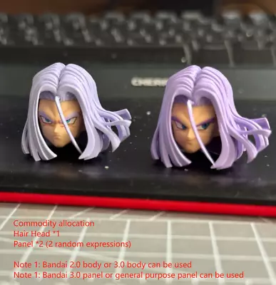 (Preorder) CUSTOM Dragon Ball Z S.H.Figuarts Super Saiyan Trunks Head（Read More） • $59