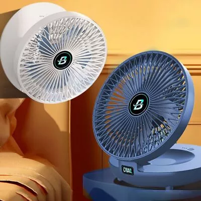 Mini Wall-mounted Desktop Fan Quiet Air Cooler New Electric Fan  Home • $24.67