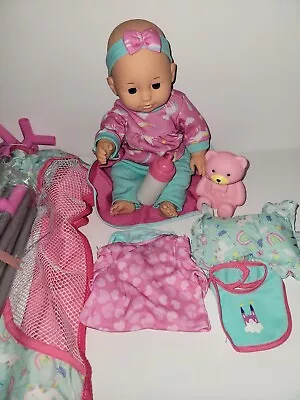 New Born Baby Doll With Bassinet Set For Girls New Without Original Packaging  • $13.99