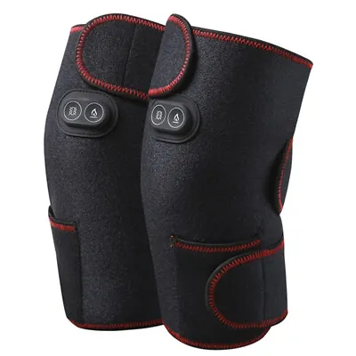 Electric Heating Knee Massager Pad Brace Arthritis Pain Relief Warm Therapy Leg • $22.97