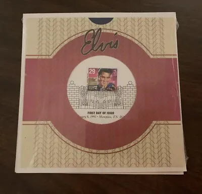 Vtg Elvis Presley 1st Day Of Stamp Issue Ceremony Program January 8 1993 Sealed • $6.99