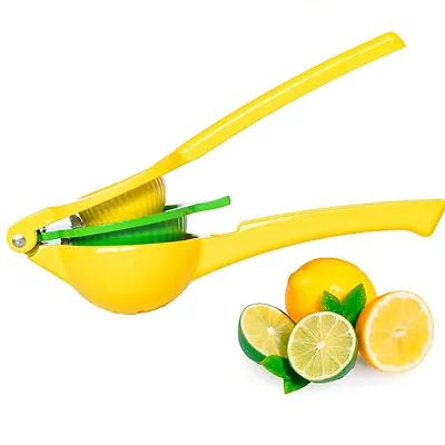 Lemon & Lime Squeezer Juice Extractor Handheld Pulp & Seed Separator Easy To Use • £9.72