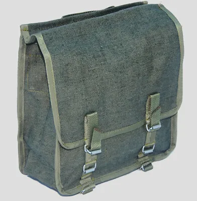 Polish Army Surplus Canvas Bread Bag Military Olive Satchel New Unissued • £10.99