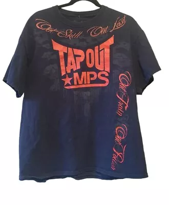 Tapout MPS T Shirt Size XL Grunge Cyber Y2K Mallgoth MMA UFC Faded • $49.99