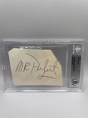 Curt Hennig Signed Mr. Perfect Index Cut Auto Beckett Authentic RARE • $799.99