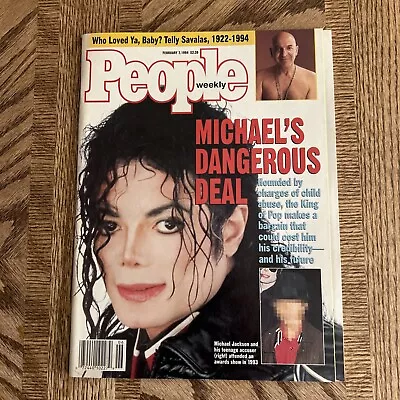 People Feb 7 1994 Michael Jackson Telly Savalas Death • $7.95