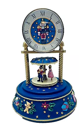 Nutcracker Clock Musical Christmas Clock 1997 • $30