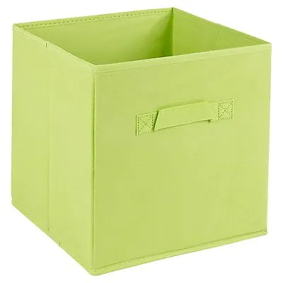 Collapsible Cube Storage Boxes Kids Toys Carry Handles Basket Bits Bobs Organise • £6.99