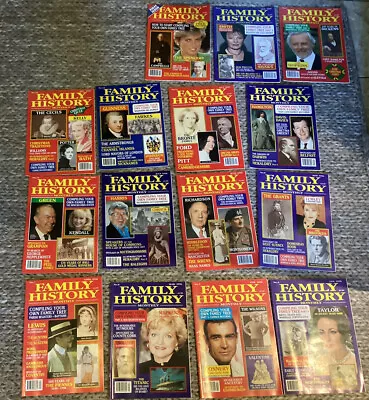 Family History Magazine X 26 Copies Oct 1995 - Dec 1997 Issue 1-27 (21 Absent) • £12