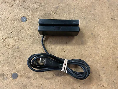 Magtek Mini USB Magnetic Swipe Card Reader Black With 6' Cable 21040104 Tested • $19.95