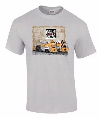 Western Pacific Geeps Authentic Railroad T-Shirt Tee Shirt [10025] • $18.95