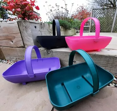 £7.95 • Buy Garden Trug Hamper Basket Weeding Flowers Planter - MADE IN THE UK
