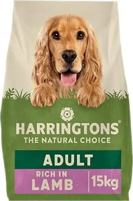 Harringtons Complete Dry Dog Food Lamb  & Rice 15kg Made With Natural Ing. • £30