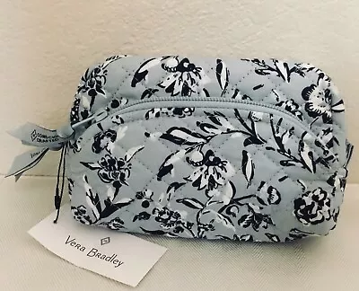 Vera Bradley~  Perennials Gray  ~ Mini Cosmetic Bag ~ NWT • $32.50