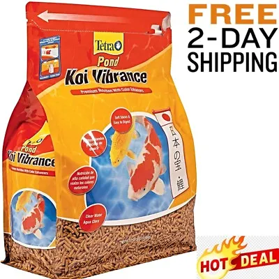 $25.99 • Buy Tetra Koi Goldfish Food Premium Nutrition Pond Fish Color Enhancers 1.43 Pound