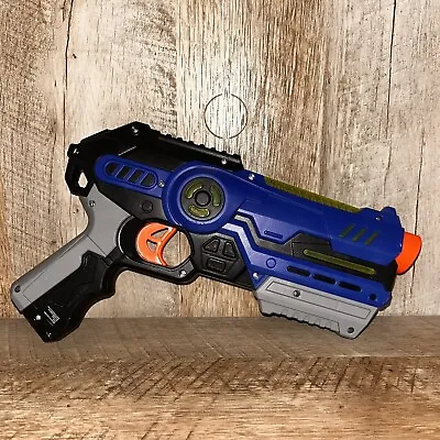 LASER SOUNDS Space Patrol Light Up Toy Gun Kids Gift Battery Operated Vibration • $5.38