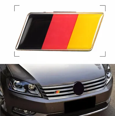 $9.99 • Buy 1Pc Front Grille Bumper German Flag Emblem Badge Stickers For VW Golf Jetta Audi